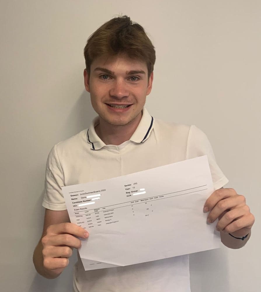 Denis with their results