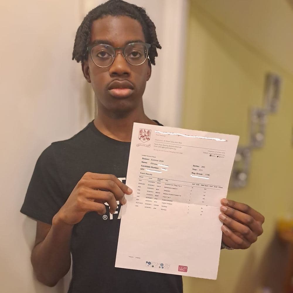 Etinosa with their results